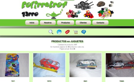 Nuevo web Polirrubros Garro